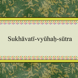Sukhāvatī-vyūhaḥ-sūtra