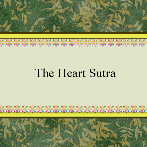 The Heart Sutra